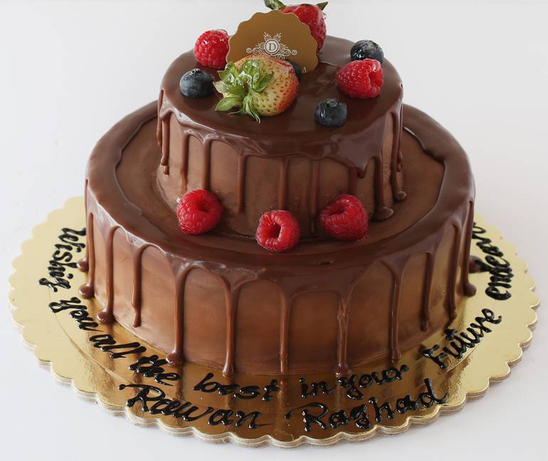 Elegant Double Chocolate Cake