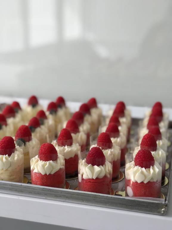 Mini cheesecake by pieces