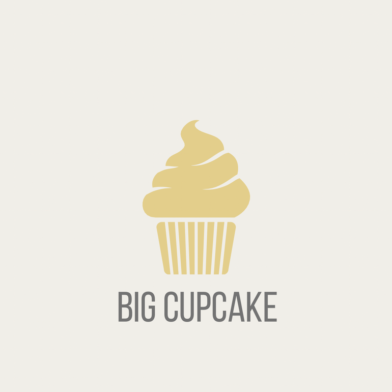 big cupcake by piece 