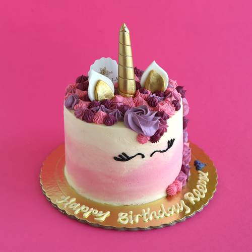 Pink Unicorn Cake