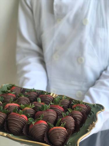 strawberries by pieces
