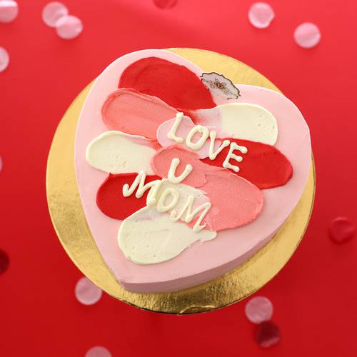 My Heart Mom Cake small