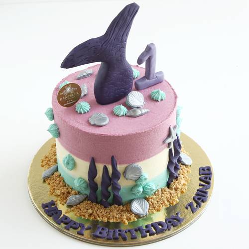 Purple Mermaid Cake