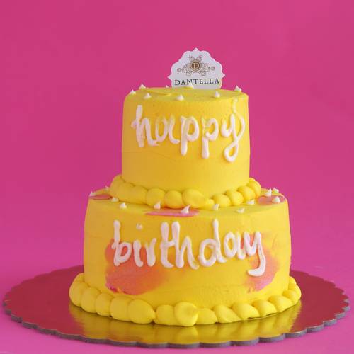 Yellow Lola Cake