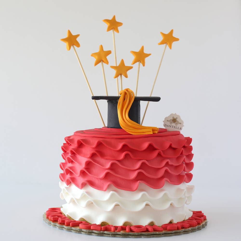 Red Stars Cake