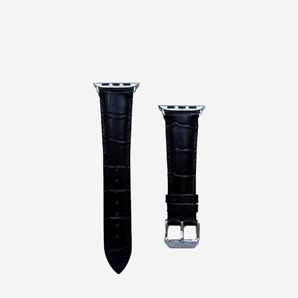  Beluggi Watch Band Croco Black 