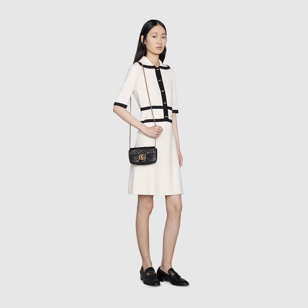  GG Marmont Matelassé Leather Super Mini Bag (Pre-Order Within 14 Days) 
