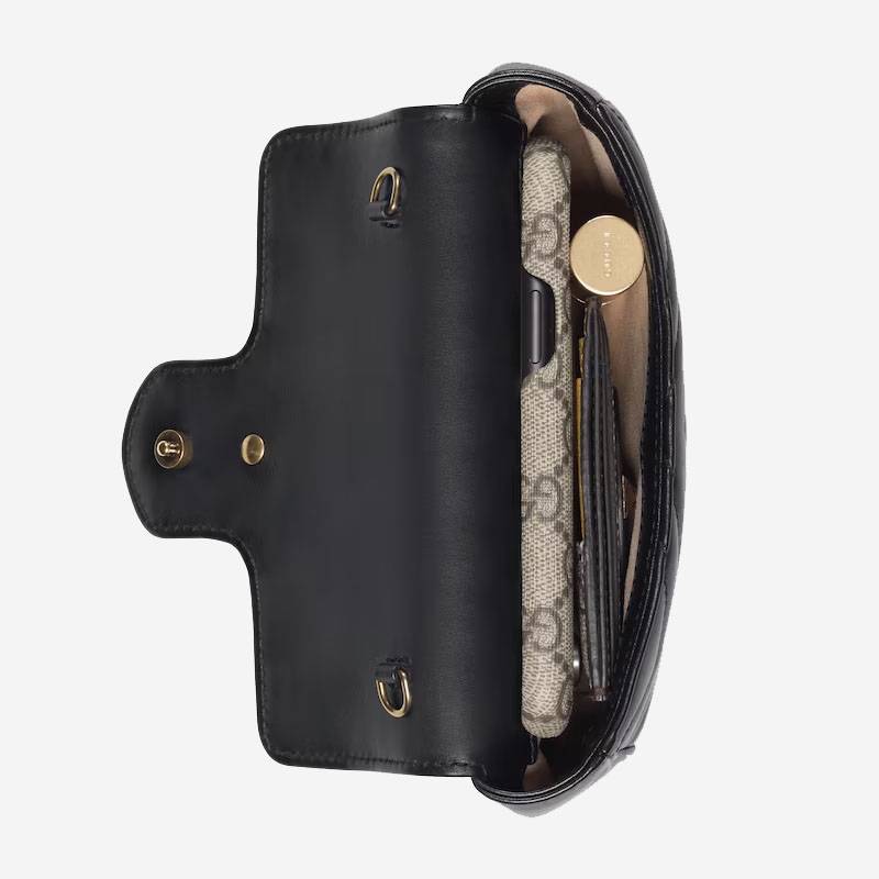  GG Marmont Matelassé Leather Super Mini Bag (Pre-Order Within 14 Days) 