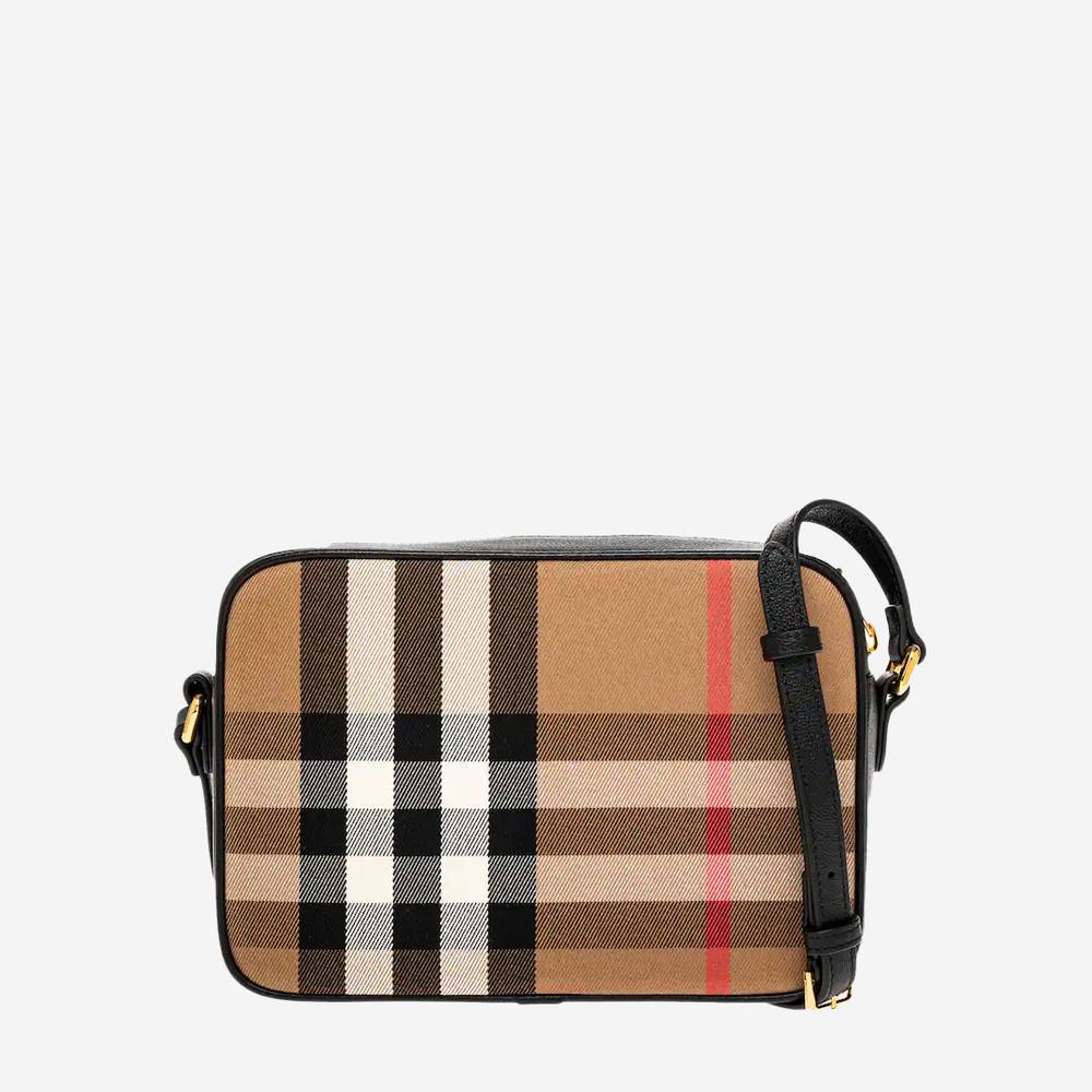 バッグ BURBERRY vintage leather shoulderbag BK Burberry Camera Leather Cross Body Shoulder Bag Black