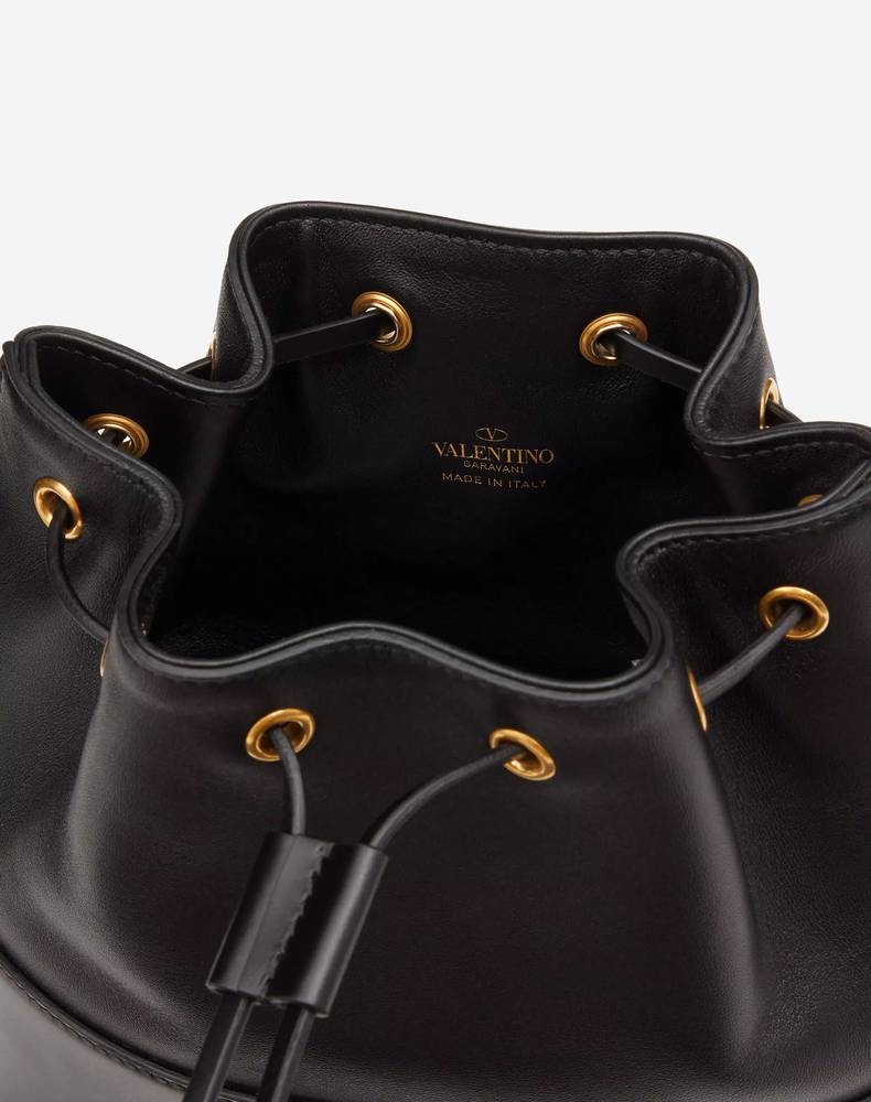  MINI BUCKET BAG IN NAPPA WITH VLOGO SIGNATURE CHAIN (Pre-Order Within 14 Days) 