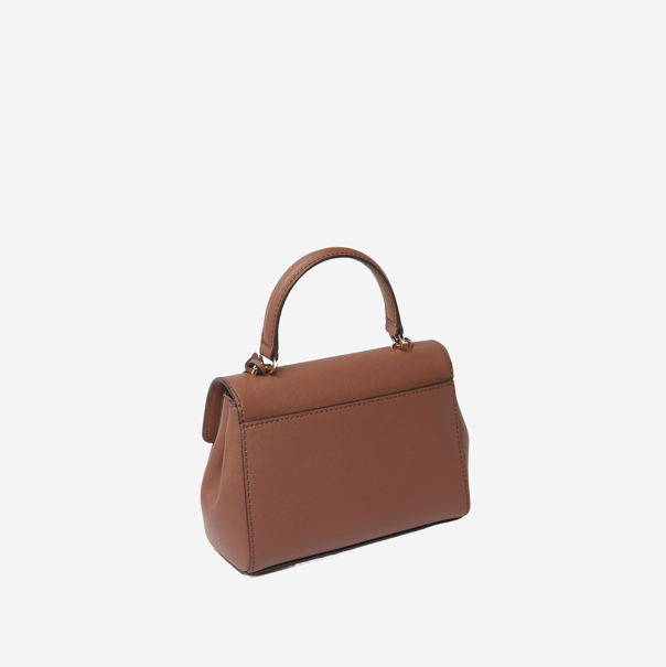 Michael Kors Ava Extra-Small Saffiano Leather Crossbody Luggage Brown