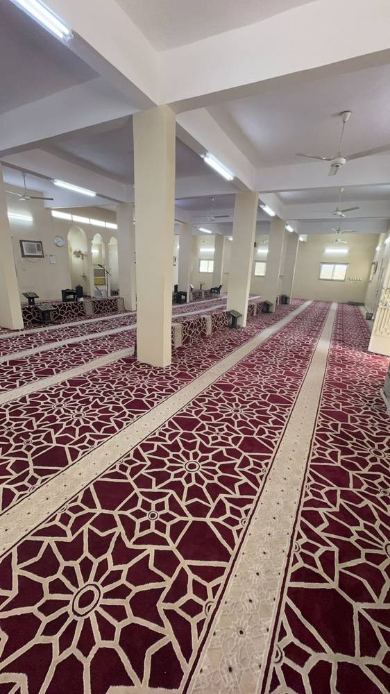 تغيير سجاد مسجد الفلاح بالحمة