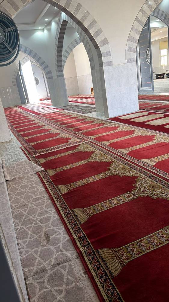 تغيير سجاد جامع منابر الصالحين بالصبيحي