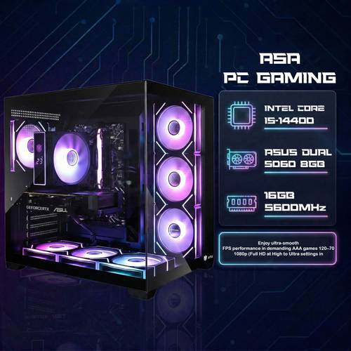 تجميعة I5-14400F + RTX 5060