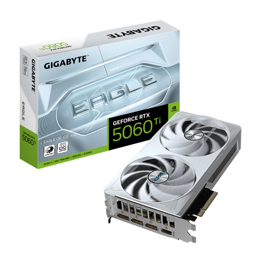 GIGABYTE RTX 5060 Ti EAGLE  ICE 2X 16GB  OC كرت شاشة