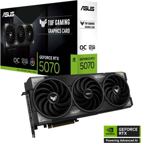 ASUS TUF RTX 5070 OC 12GB GAMING  كرت شاشة