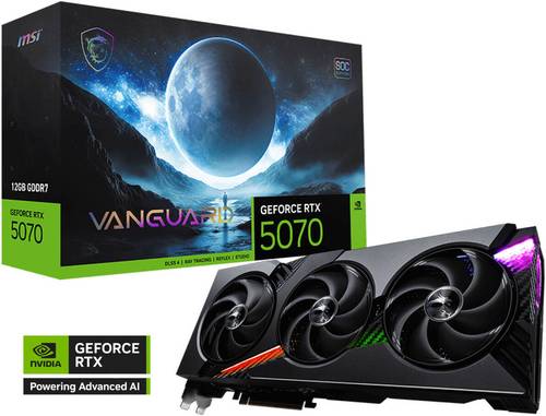 MSI RTX 5070 VANGUARD X3 OC 12G كرت الشاشة