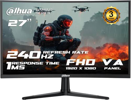 DAHUA MONITOR ( 27 - Curved -FHD - 1Ms - 240Hz )