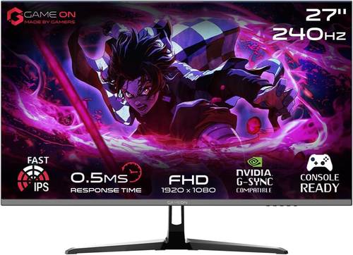 GAMEON MONITOR  27 Fast IPS  240Hz 0.5Ms  HDMI 2.1