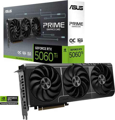 ASUS PRIME RTX 5060 TI 8GB 3X OC كرت شاشة 