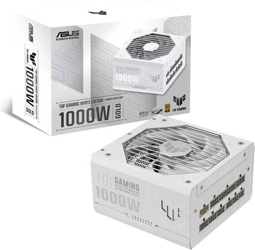 ASUS PSU TUF 1000W GOLD WHITE مزود طاقه ابیض