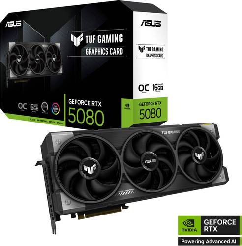 ASUS TUF RTX 5080 O16G Gaming Graphics Card