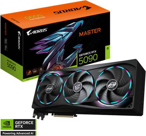 AORUS GeForce RTX 5090 MASTER 32G كرت  شاشة 