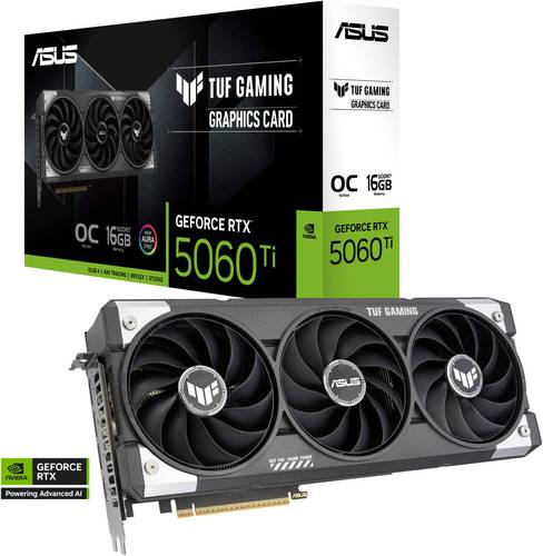 ASUS TUF RTX 5060 TI 16GB كرت شاشة 