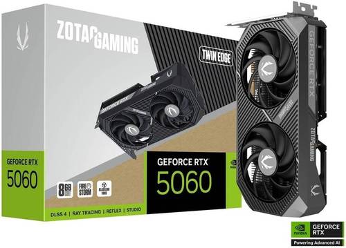 ZOTAC GPU RTX 5060 8GB 2X كرت شاشة