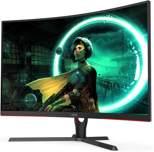 شاشة ايه او سي 32بوصة 2K  CURVED  165Hz  1Ms