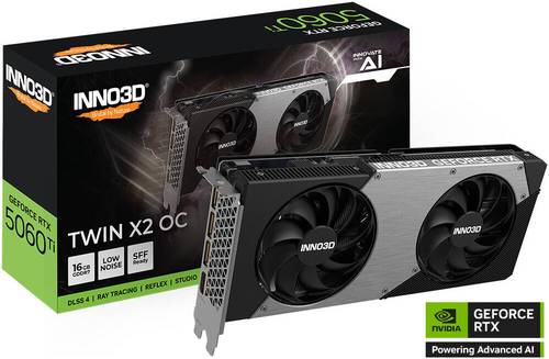 INNO3D RTX 5060 Ti 2X - 16GB - OC كرت شاشة