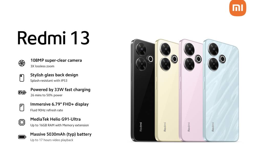 ردمي 13 8GB Ram 256GB