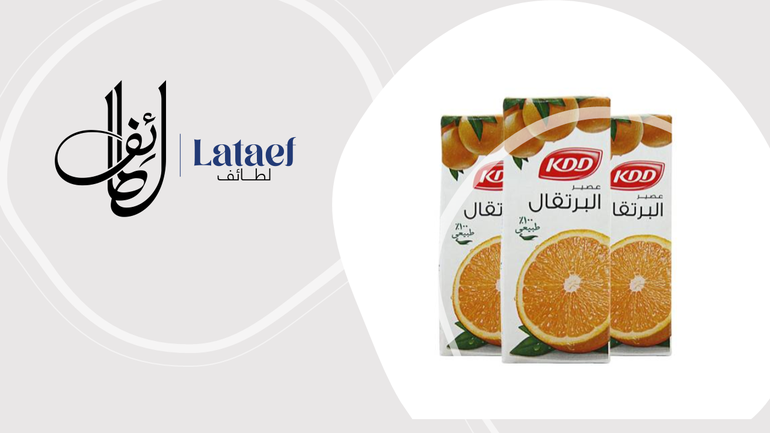 كرتون كي دي دي عصير برتقال 180مل