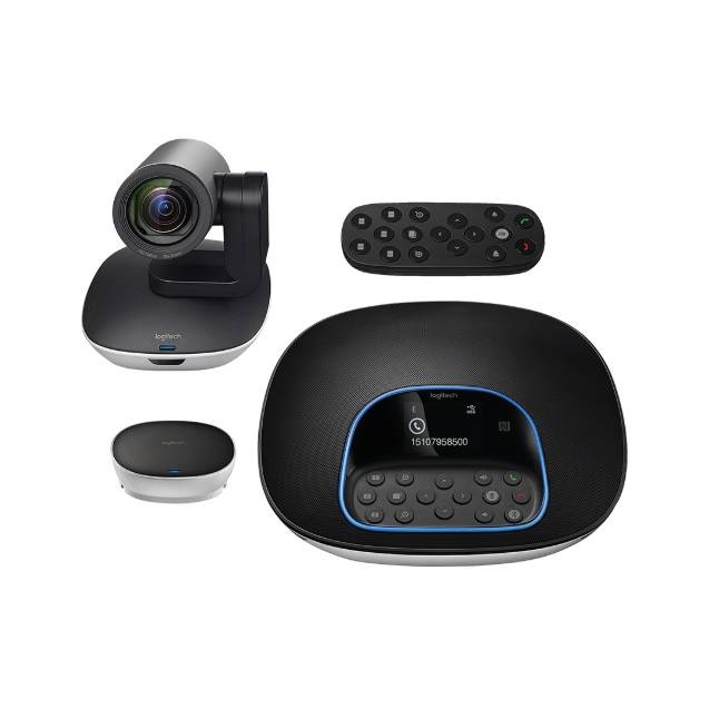 نظام مؤتمرات فيديو للغرف المتوسطة والكبيرة |  Logitech GROUP Conference 
