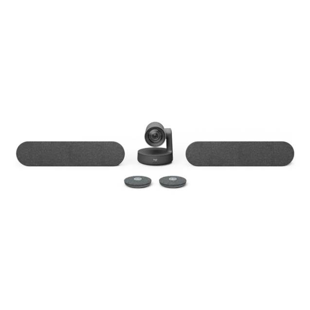 نظام مؤتمرات فيديو احترافي للغرف الكبيرة | Logitech Rally Plus