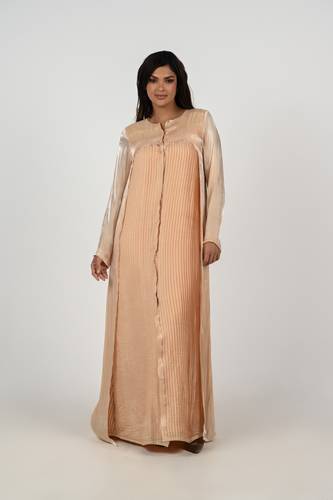 عبايه كاجوال بالقماش المكسر 