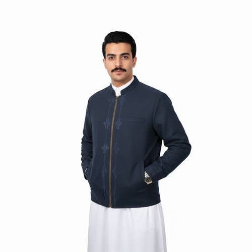 جاكيت الركف النجدي كحلي 