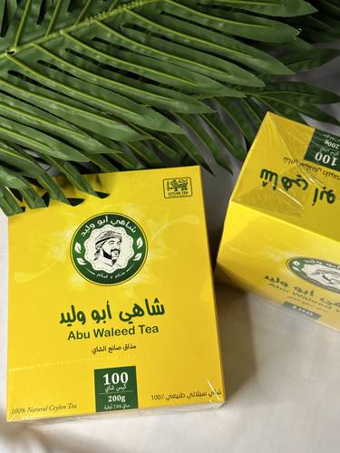 شاي ابو وليد علاقي 100 كيس 
