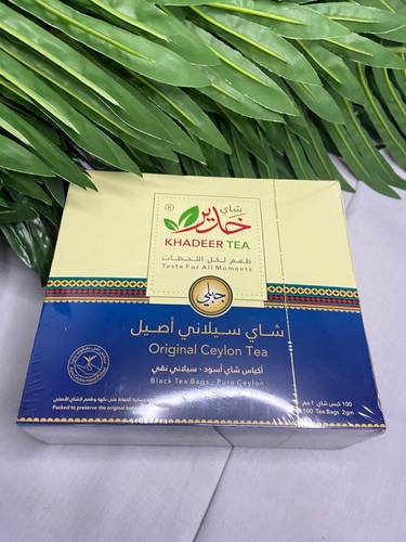 شاي خدير جبلي 100 كيس اسود 200 غرام 