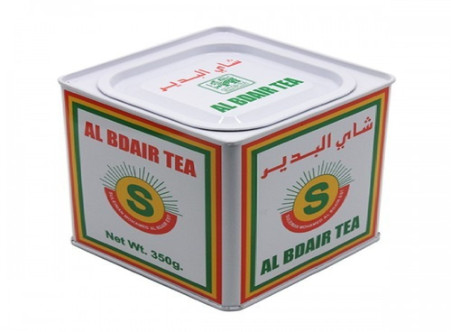 شاي البدير 350 جرام علبة حديد 