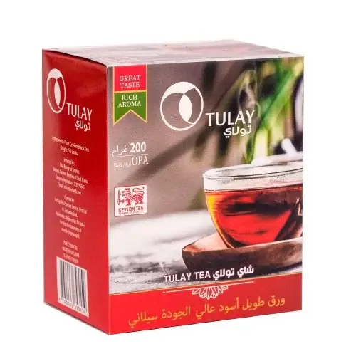 شاي تولاي 200 غرام علبه كرتون تصنيفOPA