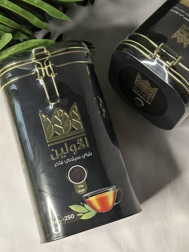 شاي الاولين ورق 250 جم علبة معدنية