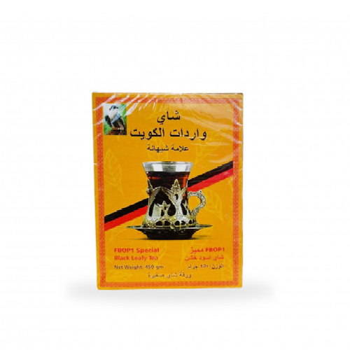 شاي واردات الكويت علامة شيهانه علبة كرتونيه 450 جرام 
