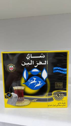 شاي الغزالين معطر 100 علاق