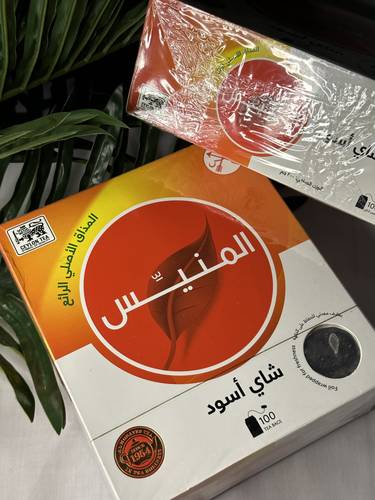 شاي المنيّس ( السهمين ) أسود علاقي 100 كيس