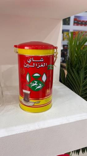 شاي الغزالين علبه حديد 500 جرام