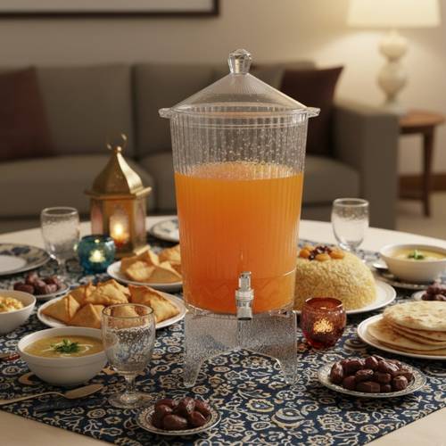 موزع مشروبات أكريليك فاخر