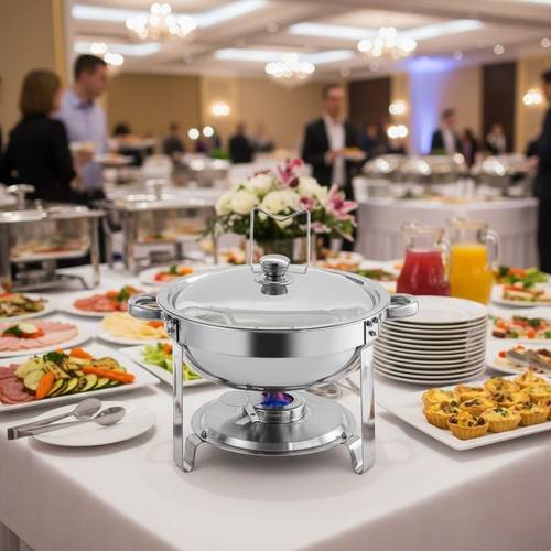 سخان طعام فضي 4.5لتر