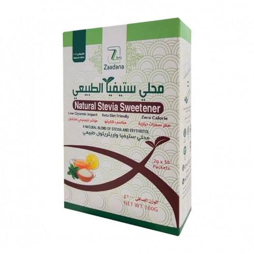 زادنا محلي ستيفيا وإريثريتول 100 جم