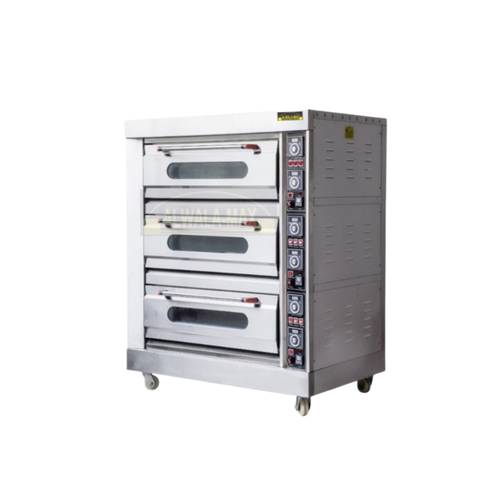 3-deck electric oven (stone floor), Malaysian model